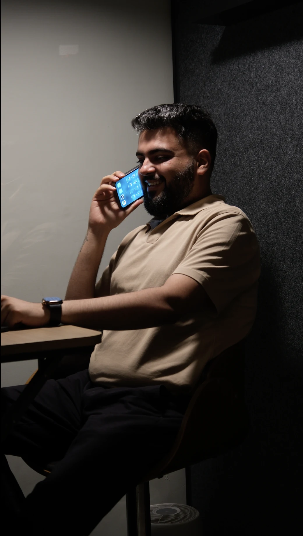 On a call inside ONE POD